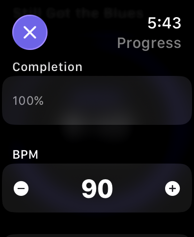 RepLog Watch Session Completion View